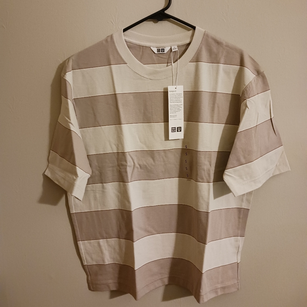 NWT Uniqlo U Striped Short Sleeve T-Shirt - Picture 9 of 9